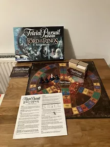 Lotr Board Game Trivial Pursuit Trilogy Edition DVD Christmas Lord Of The Rings - Picture 1 of 14