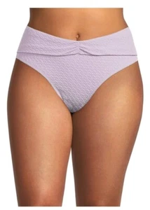 New Time & Tru Womens Textured Ruched Low Rise Swim Bottoms Size 3X(24-26W) - Picture 1 of 3