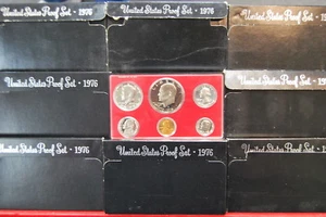 8 Set LOT of 1976-S U.S. Proof Sets ORIGINAL - Picture 1 of 1