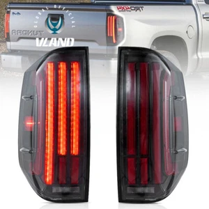 Luces traseras LED transparentes para lámparas de freno traseras TOYOTA Tundra 2014-2021 con secuencia - Imagen 1 de 12