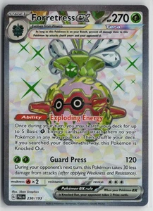 Pokemon Forretress ex - 230/193 SV02: Paldea Evolved Holofoil card NM - Picture 1 of 2