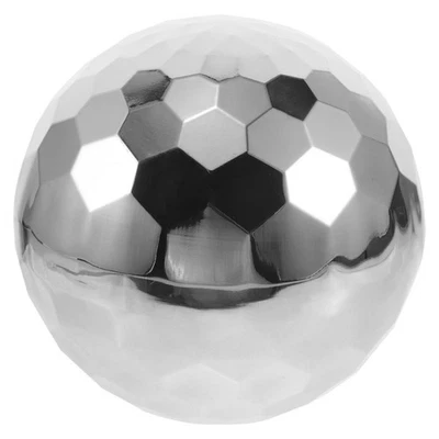  Esfera de espejo de jardín de acero inoxidable - bola hueca reflectante brillante de 4" - Foto 1 de 4