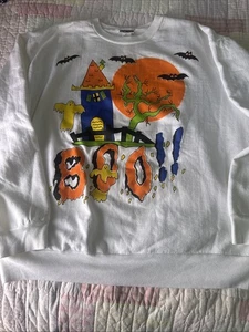 Knitwaves Halloween Motto Boo Sweatshirt Gr. XL - Bild 1 von 2