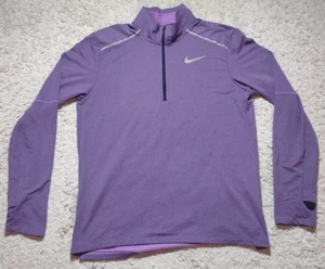 Nike Running 1/4 Zip Pullover Herren Medium Lila Langarm Training Dri-Fit - Bild 1 von 10