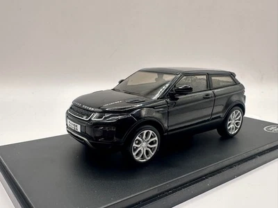 Range Rover Evoque 3 Door Black 1:43 Scale Dealer Model Car by IXO Models - Image 1 of 3