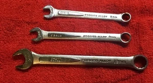 De colección EASCO 3 piezas Llaves combinadas métricas 63608-8 mm, 63609-9 mm y 63612-12 mm - Imagen 1 de 7