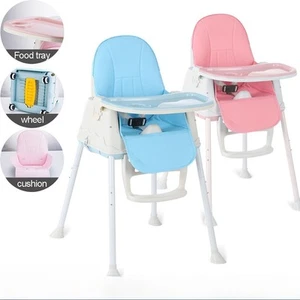 Adjustable 4-In-1 Baby Highchair Infant High Feeding Seat Toddler Table Chair UK - Picture 1 of 20