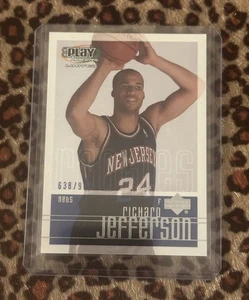 2001-02 UD Playmakers Limited /999 Richard Jefferson #142 Rookie RC - Picture 1 of 2