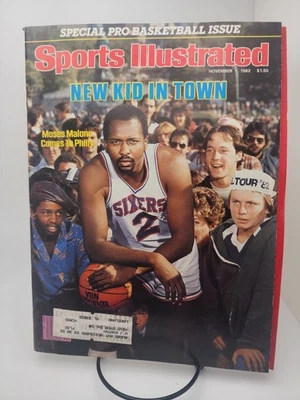 Sports Illustrated 1 de noviembre de 1982 Moses Malone Philadelphia 76ers New Kid Town Foto 1 de 4
