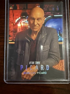 PATRICK STEWART AS JEAN-LUC PICARD CAST CARD STAR TREK PICARD SEASONS 2 & 3 - Image 1 of 2