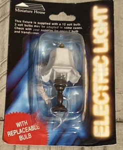 *NOS* Miniaturhaus ~ Puppenhaus Miniatur elektrische Leuchte moderne Lampe 1:12 - Bild 1 von 2