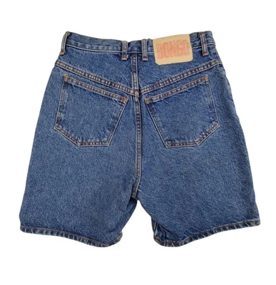 Vintage Bongo Denim Mom Shorts Waist 28 In Size 9 Y2K 90s USA Made High Rise - Image 1 of 4