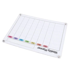 Weekly Planner Colorful Magnetic Weekly Planning Board Memo Board - Picture 1 of 12