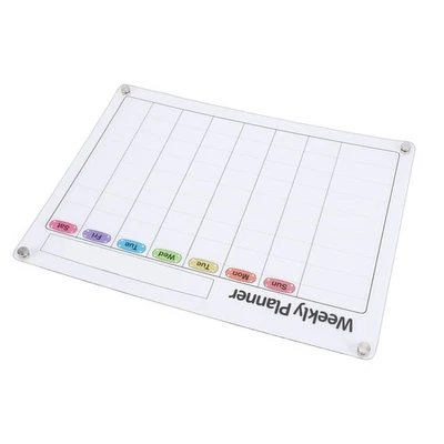 Weekly Planner Colorful Magnetic Weekly Planning Board Memo Board - Image 1 of 4