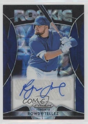 2019 Panini Prizm Rookie Navy Blue Kaleidoscope /35 Rowdy Tellez #RA-RT Auto RC - Image 1 of 2