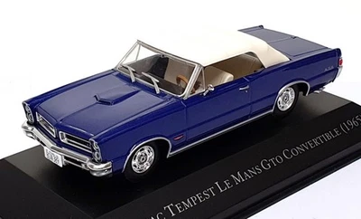 Altaya 1/43 Scale 17725M - 1965 Pontiac Tempest Le Mans GTO Conv. - Blue — 第 1/4 张图片