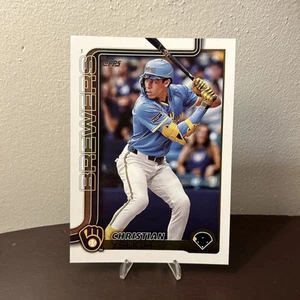 Christian Yelich 2025 Topps (SP) Jumbo Oversized Card #49 Milwaukee Brewers - Picture 1 of 3