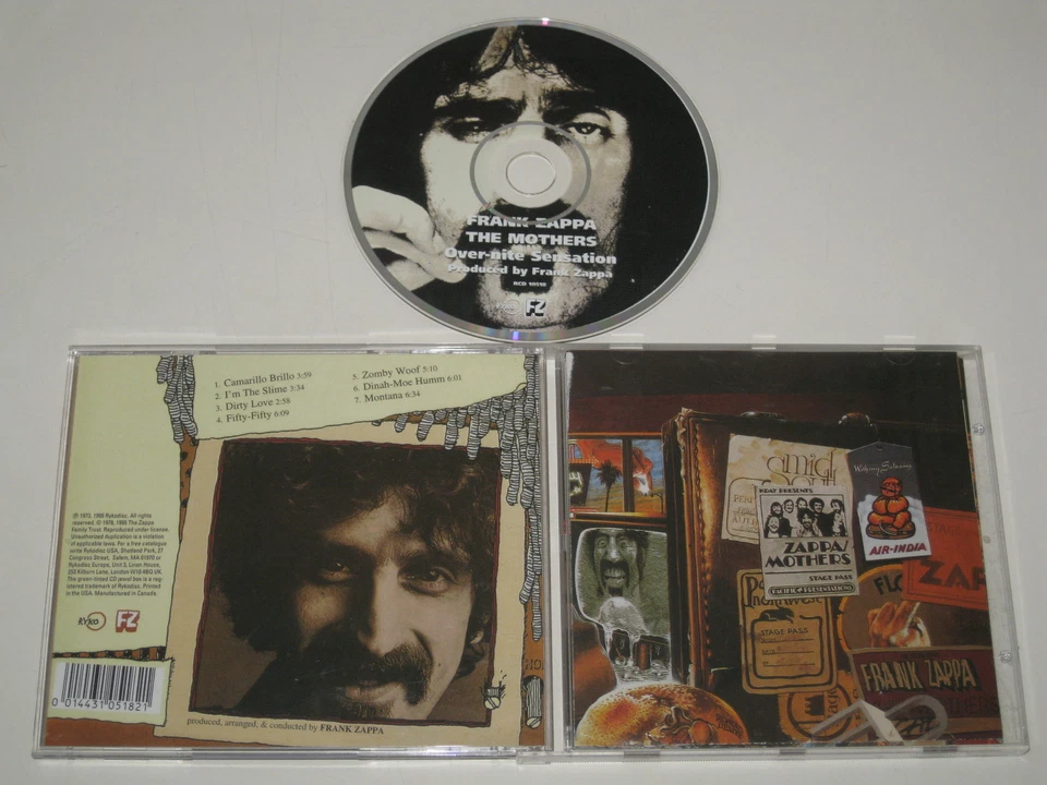 FRANK ZAPPA/OVER-NITE SENSATION(RYKODISC RCD 10518) CD ALBUM - Bild 1 von 1