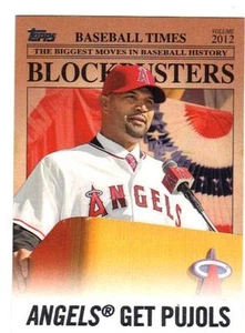 2012 Topps Update Blockbusters Albert Pujols Anaheim Angels #BB-1 - Picture 1 of 1