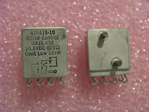 ALLIED CONTROL 496838-1 RELAY WKJX-438 NSN 5945-00-905-9914 419415-10 - Picture 1 of 1