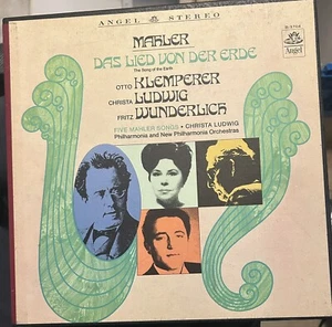 Mahler - Das Lied Von Der Erde / Klemperer / Ludwig / 2xLP 1967 BOX STEREO NM - Picture 1 of 4