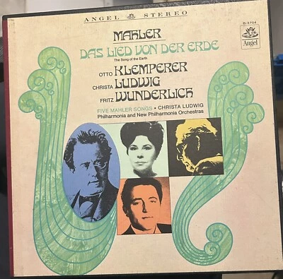 Mahler - Das Lied Von Der Erde / Klemperer / Ludwig / 2xLP 1967 BOX STEREO NM - Image 1 of 4