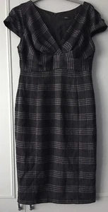 Marks & Spencer wunderschönes graues tailliertes Kleid Größe 10 - Bild 1 von 7