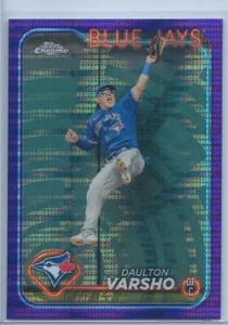 2024 Topps Chrome #140 Daulton Varsho Purple Sonar Refractor - Picture 1 of 2