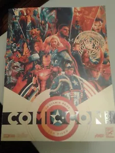 SDCC Comic Con 2018 Avengers Exclusive Program Souvenir Book Mondo - Picture 1 of 2