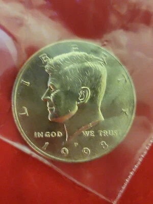 Moneda de medio dólar P Kennedy 1998 - circulada Foto 1 de 2