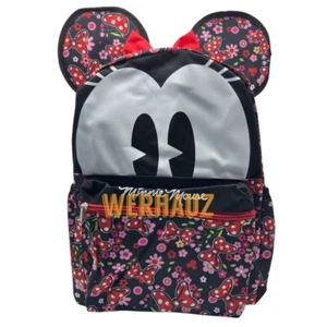 Disney Minnie Mouse großer 3D All Print Rucksack mit Ohren für Damen Teens Mädchen - Bild 1 von 5