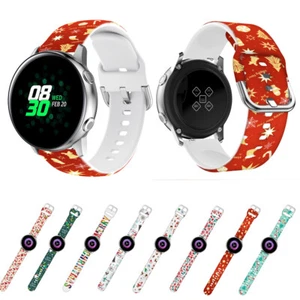Weihnachten Silikon Sportarmband für Samsung Galaxy Watch 4 5 Pro 6 7 42/46/40/44mm - Bild 1 von 44