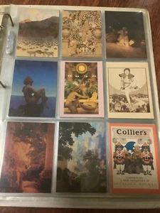 MAXFIELD PARISH PORTRAIT OF AMERICA TRADING CARDS 1994 COMIC IMAGES BASE+FOIL+ - Picture 1 of 5