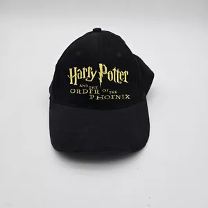 Harry Potter Hut Orden des Phönix schwarz bestickt Vintage Y2K Scholastic - Bild 1 von 7
