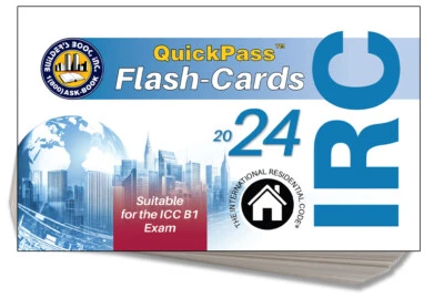 2024 International Residential Code IRC QuickPass Flash-Cards - Image 1 of 4