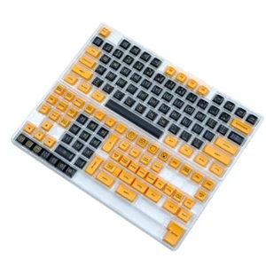 Ergonomic Profile 142 Keycap Set PBT Double Shot Injections for Typists Gamers - Picture 1 of 12