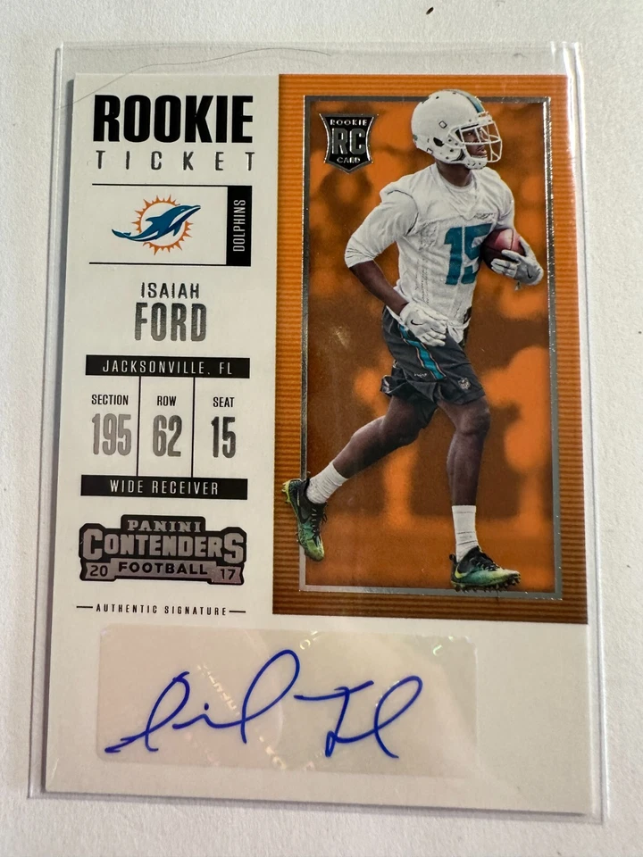 K110,776 - 2017 Panini Contenders #136 Isaiah Ford Auto RC - Image 1 of 1