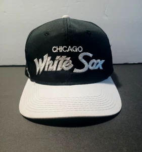 VTG Chicago White Sox Sports Specialties Twill Script MLB Sports Hat Snapback - Picture 1 of 10