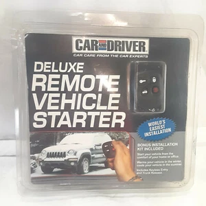 Car and Driver Deluxe Remote Vehicle Starter Kit keyless entry Untested As Is - Picture 1 of 9