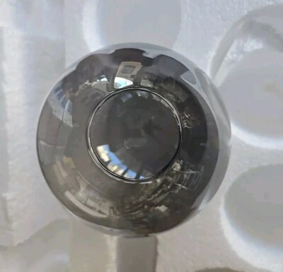 Lampenschirm Ersatz Rauchgrau Opal Glas Ø180mm Kugel Glas Fassung ca. Ø75-80mm - Bild 1 von 4