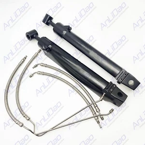 Trim Cylinder Hose kit+TrimCylinders hydraulic ram outdrive set 9B-116 9B-106A - Picture 1 of 2
