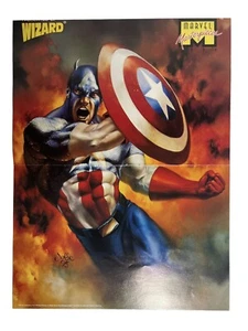 1997 Wizard Captain America Marvel, & Event Comics 10-1/4" x 13-3/4" - Picture 1 of 4
