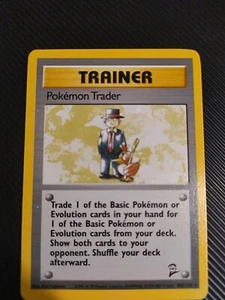 Pokemon Trader 106/130 - Pokemon Base Set 2 Rare Card WOTC NM/LP - Picture 1 of 2