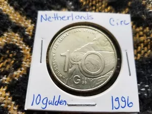 Netherlands 10 Gulden 1996 Silver Circulated - Jan Steen - Picture 1 of 2
