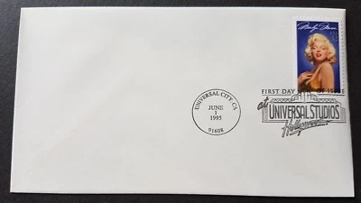 USA 1995 Movie Star of Hollywood Marilyn Monroe 1v Stamp FDC (official issue) - Image 1 of 2