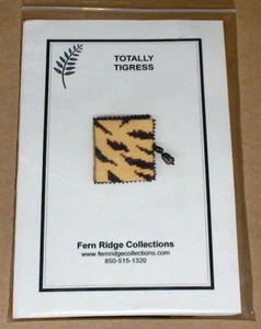 Fern Ridge "Totally Tigress" Beaded Cross Stitch Needlebook Kit NIP - Picture 1 of 2