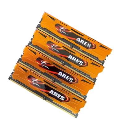 G.Skill 32GB 8Gx4 DDR4-3200 CL14-14-14-34 1.35v F4-3200C14Q-32GAO (2404) - Image 1 of 2