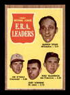 1962 Topps #56 Spahn/O Toole/Simmons/McCormick NL ERA Leaders EXMT X2612887