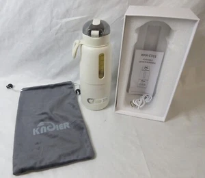 KNOIER WXX-CT01 Portable Water Warmer Heating Cups Off-White 300ml New Open Box - Picture 1 of 13