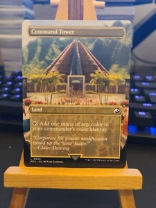 Magic The Gathering REX 026 Command Tower BORDERLESS NM - Picture 1 of 1